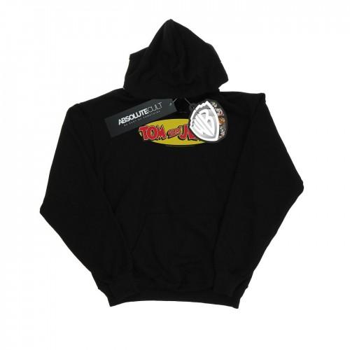 Tom And Jerry Girls Inline Logo Hoodie