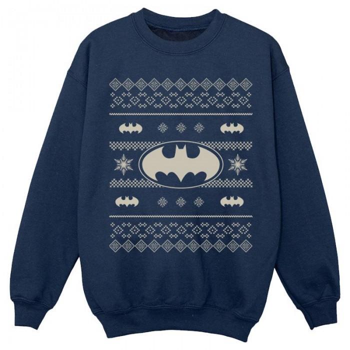 DC Originals Boys Christmas Knit Batman Sweatshirt