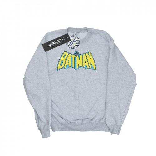 DC Comics Boys Batman Crackle Logo Sweatshirt