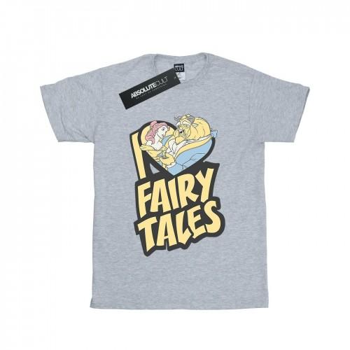 Disney Girls Beauty And The Beast I Love Fairy Tales Cotton T-Shirt