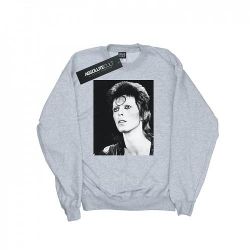 David Bowie Mens Ziggy Looking Sweatshirt