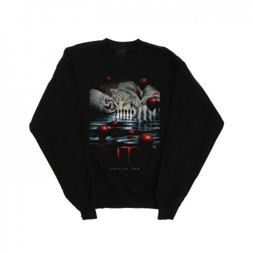 It Chapter 2 Mens Pennywise Balloon Poster Sweatshirt