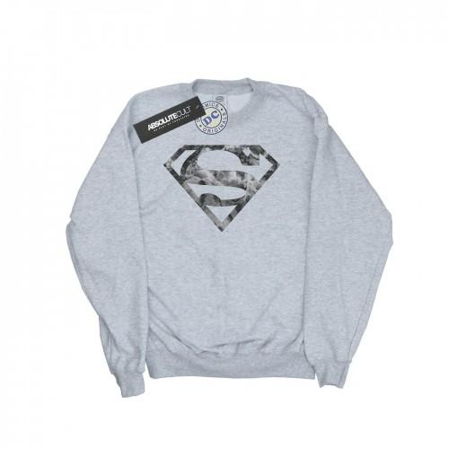 DC Comics Boys Superman Marble Logo Sweatshirt