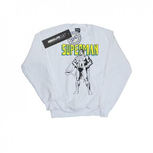 DC Comics Boys Superman Mono Action Pose Sweatshirt