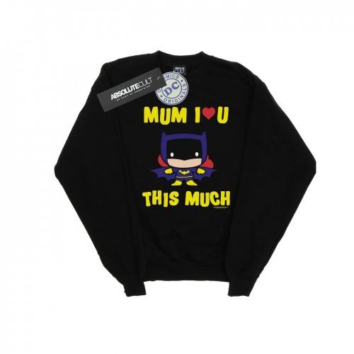 DC Comics Boys Batgirl Mum I Love You This Much Sweatshirt