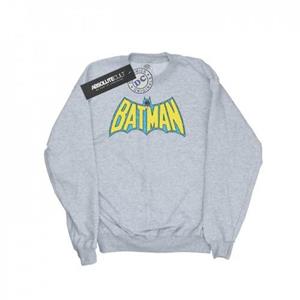 DC Comics Mens Batman Crackle Logo Sweatshirt