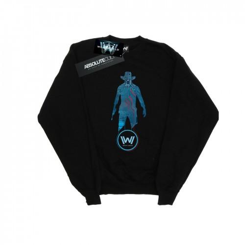 Westworld Mens Digital Man In Black Sweatshirt
