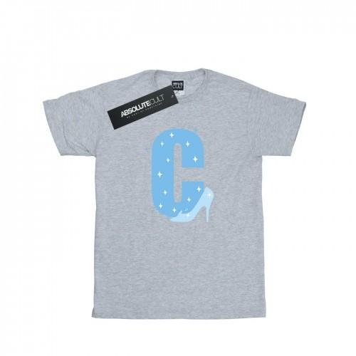 Disney Girls Alphabet C Is For Cinderella Cotton T-Shirt