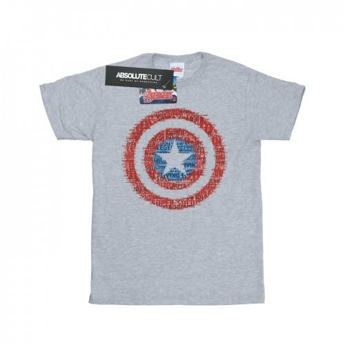 Marvel Girls Avengers Captain America 75th Super Soldier Cotton T-Shirt