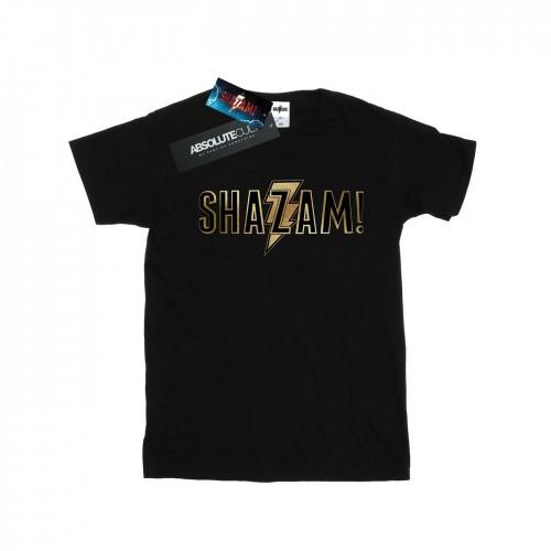 DC Comics Boys Shazam Text Logo T-Shirt