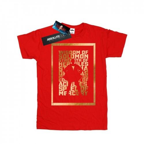 DC Comics Boys Shazam Gold Text T-Shirt