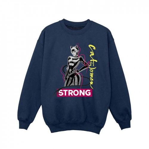 DC Comics Girls Batman Catwoman Strong Sweatshirt