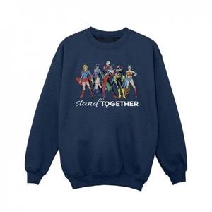 DC Comics Girls Women Of DC Stand Together Sweatshirt