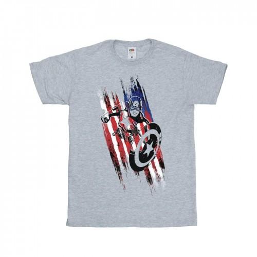 Marvel Boys Avengers Captain America Streaks T-Shirt