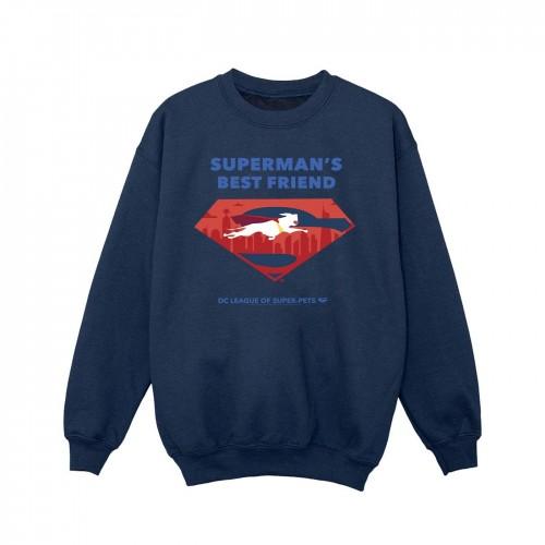 DC Comics Girls  DC League Of Super-Pets SupermanÂ´s Best Friend Sweatshirt