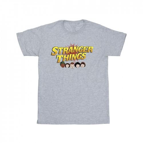 Pertemba FR - Apparel Netflix Boys Stranger Things Comic Heads T-Shirt