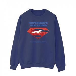 DC Comics Mens  DC League Of Super-Pets SupermanÂ´s Best Friend Sweatshirt