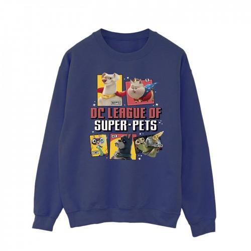 DC Comics Mens DC League Of Super-Pets Profile Sweatshirt
