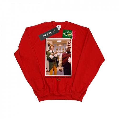 Elf Girls OMG Santa Photo Sweatshirt