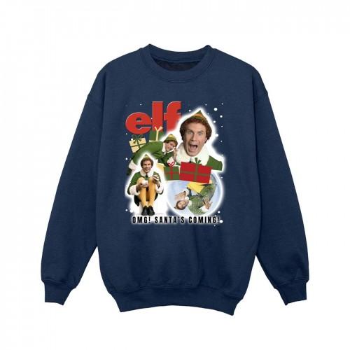 Elf Girls Buddy Collage Sweatshirt