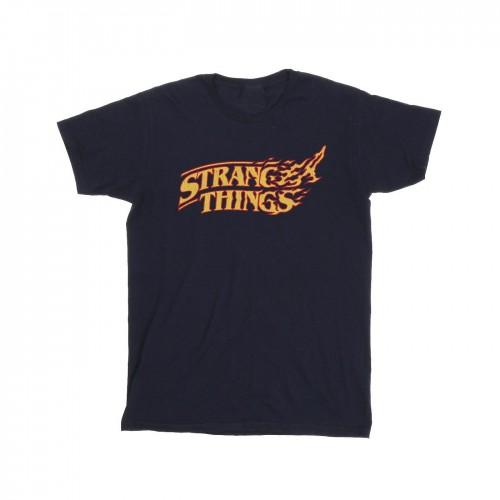 Pertemba FR - Apparel Netflix Boys Stranger Things Logo Breaking T-Shirt