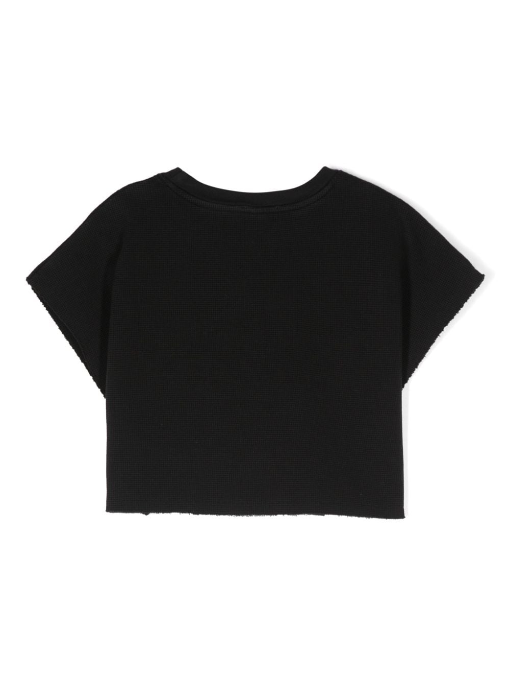 Andorine T-shirt met textuur - Zwart
