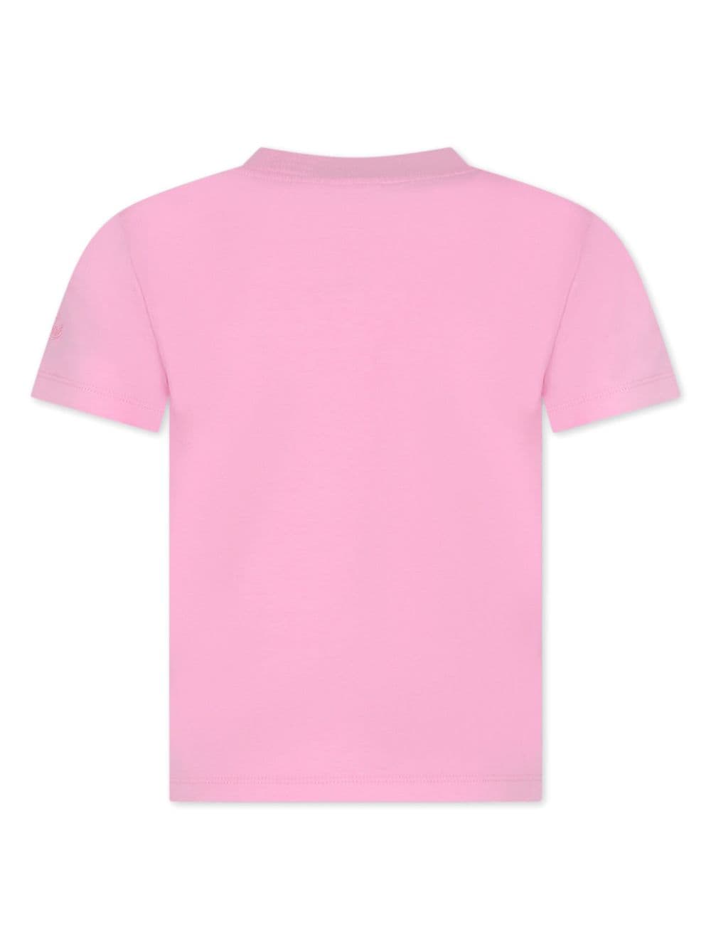 MC2 Saint Barth Kids T-shirt met print - Roze