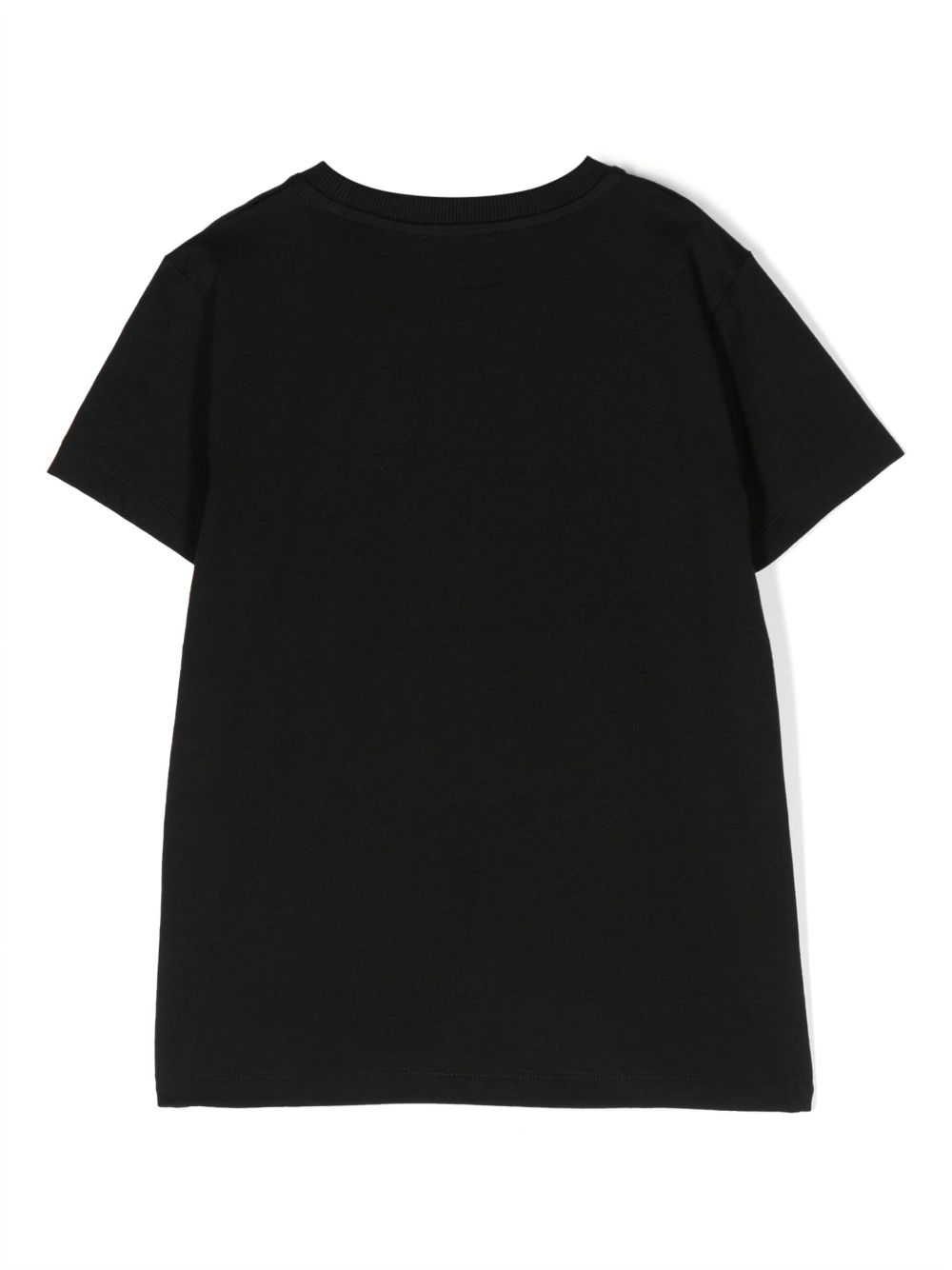 Moschino Kids T-shirt met logoprint - Zwart