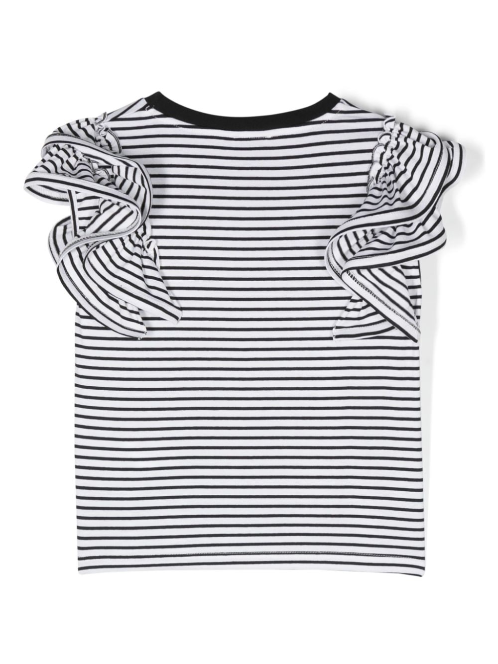Miss Grant Kids T-shirt met ruches - Wit