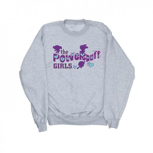 Pertemba FR - Apparel The Powerpuff Girls Girls Purple Logo Sweatshirt