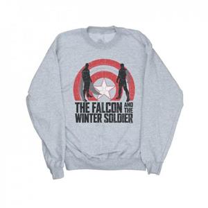 Marvel Girls The Falcon And The Winter Soldier Shield Silhouettes Sweatshirt