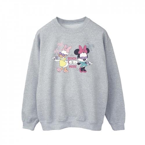 Disney Mens Minnie Daisy Beach Fashion Sweatshirt