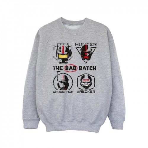 Pertemba FR - Apparel Star wars: Bad Batch Girls Clone Force 99 Sweatshirt