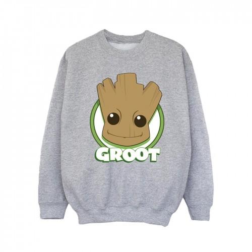 Guardians Of The Galaxy Girls Groot Badge Sweatshirt