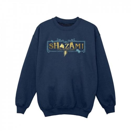 DC Comics Girls Shazam Fury Of The Gods Golden Logo Sweatshirt