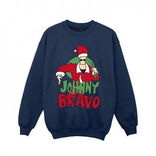 Pertemba FR - Apparel Johnny Bravo Girls Johnny Christmas Sweatshirt