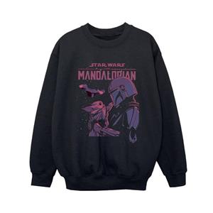 Star Wars Boys The Mandalorian Hello Friend Sweatshirt
