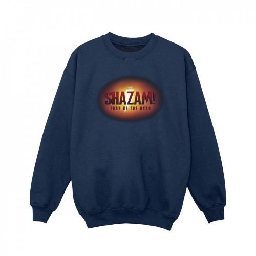 DC Comics Girls Shazam Fury Of The Gods 3D Logo Flare Sweatshirt
