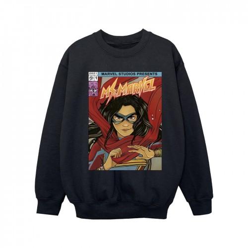 Marvel Girls Ms  Comic Poster Sweatshirt