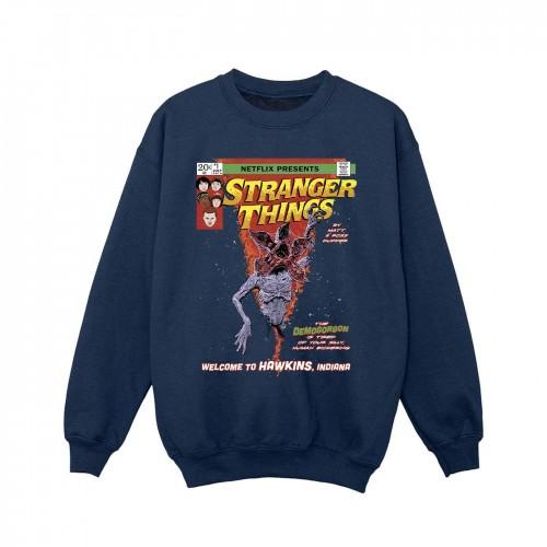 Pertemba FR - Apparel Netflix Girls Stranger Things Comic Cover Sweatshirt