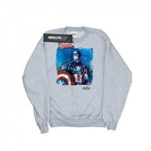 Marvel Boys Captain America Art Sweatshirt