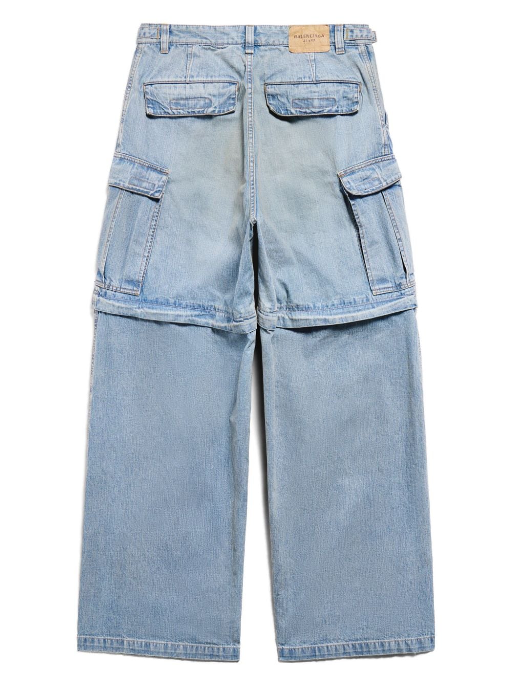Balenciaga Jeans met wijde pijpen - Blauw