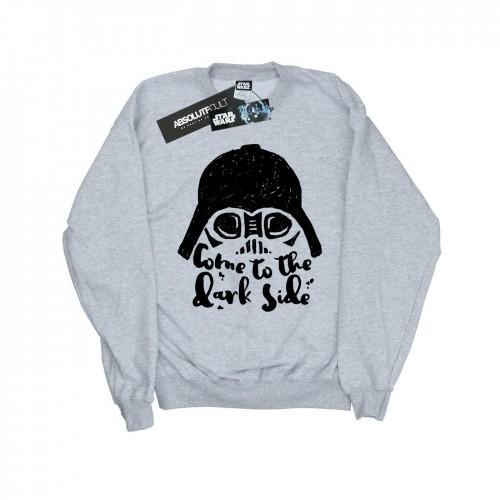Star Wars Girls Darth Vader Come To The Dark Side Sketch Sweatshirt
