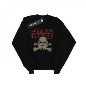 Star Wars Girls Stormtrooper Skull Logo Sweatshirt