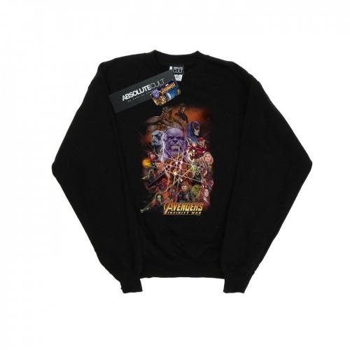 Marvel Boys Avengers Infinity War Character Poster Sweatshirt