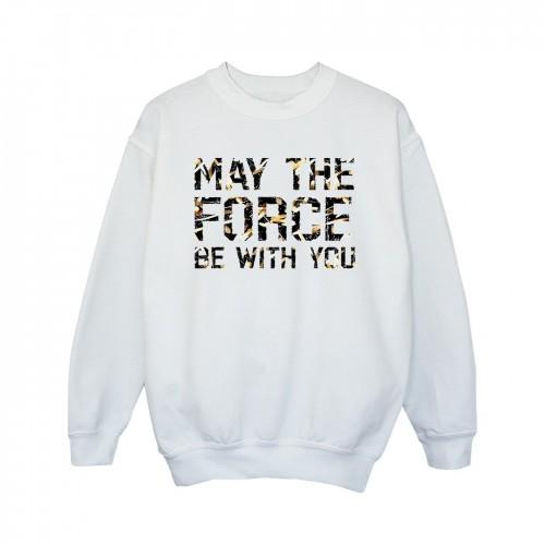 Star Wars Girls May The Force Infill Sweatshirt