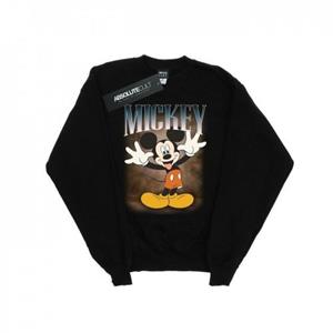 Disney Girls Mickey Mouse Tongue Montage Sweatshirt