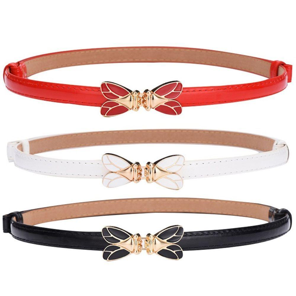 Minat Patent Leather Temperament Korean Style Buckle Waistband Dress Belts Waist Strap Women Waist Belt