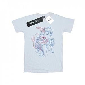 Disney Girls Aurora Animals Sketch Cotton T-Shirt