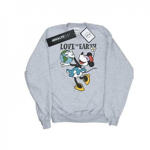 Disney Girls Mickey Mouse Love The Earth Sweatshirt